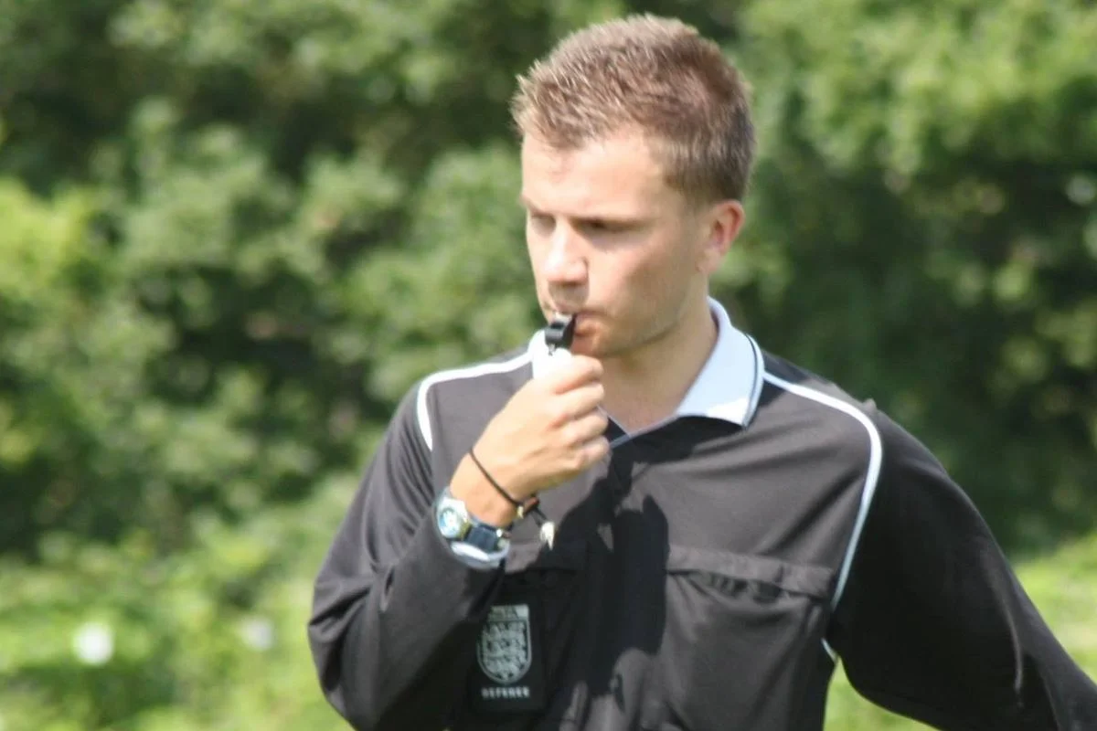 Our man, Bradley Jolly, is a football referee having taken the whistle as a young adult