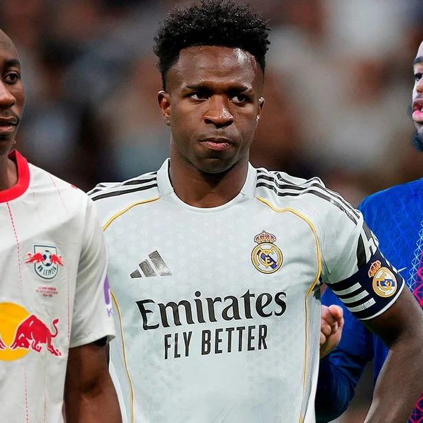 Yan Diomande, Vinicius Jr and Bradley Barcola