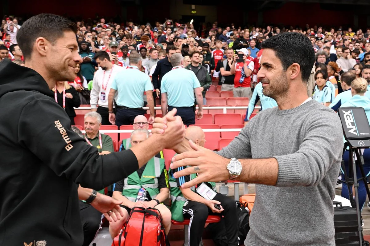 Xabi Alonso and Mikel Arteta